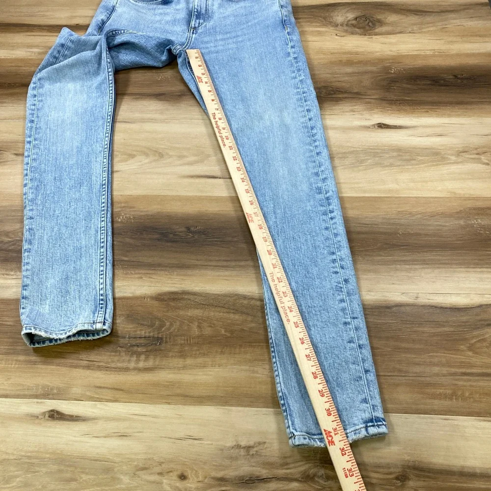Rag & Bone Jeans Mens 30x32 Fit 1 Skinny Organic Cotton Sonora Light Blue Wash